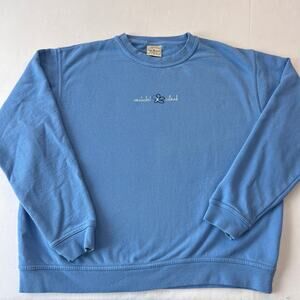 Camp David Vintage Nantucket Island Blue Crewneck Sweatshirt Size Medium